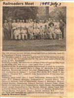 Lanesboro, PA (Railroaders Meet - 1985)
